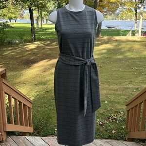 Banana Republican sleeveless belted shift dress S-M